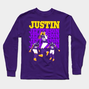 Justin Jefferson 18 Long Sleeve T-Shirt